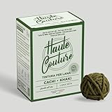 Colorante per Tessuti Speciale Lana Verde Cachi – Haute Couture – 300 g Tutto-in-Uno – Tintura per Tessuti a Mano – Lana & Seta – Tinta per Vestiti - Certificato Oeko-TEX