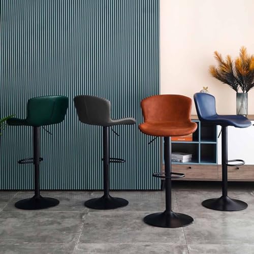 Tabourets haut sans accoudoirs Leomix pivotants avec dossier confortable - 3