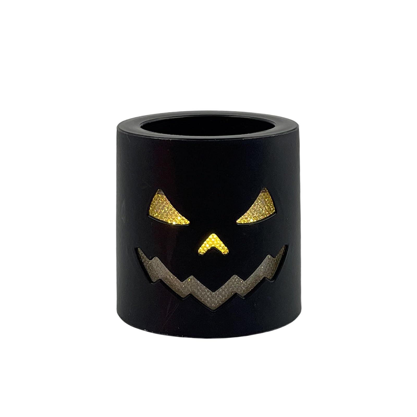 Hsioluted Black Halloween Festival Glowing Night Light Pumpkin Head Lamp Hanging Props For Kids Room And Festive Party Ornament Festive Tabletop Lamps