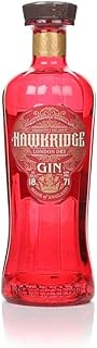 Hawkridge London Dry Gin “Victorian Floral Blend” 70cl, 42% ABV | Made with Thirteen Key Botanicals | Enjoy with a Citrus-Forward Tonic & Ice | Beautifully Crafted, Red Bottle | Victorian Inspired