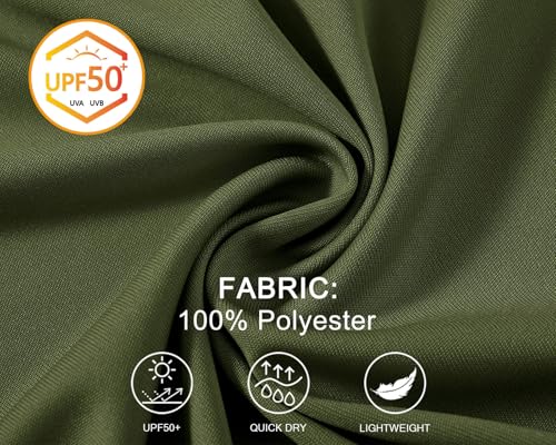 TBMPOY Men's Hiking Shirts 1/4 Zip Running Sun Protection Pullover Long Sleeve UPF 50+ Lightweight Fishing Rash Guard3