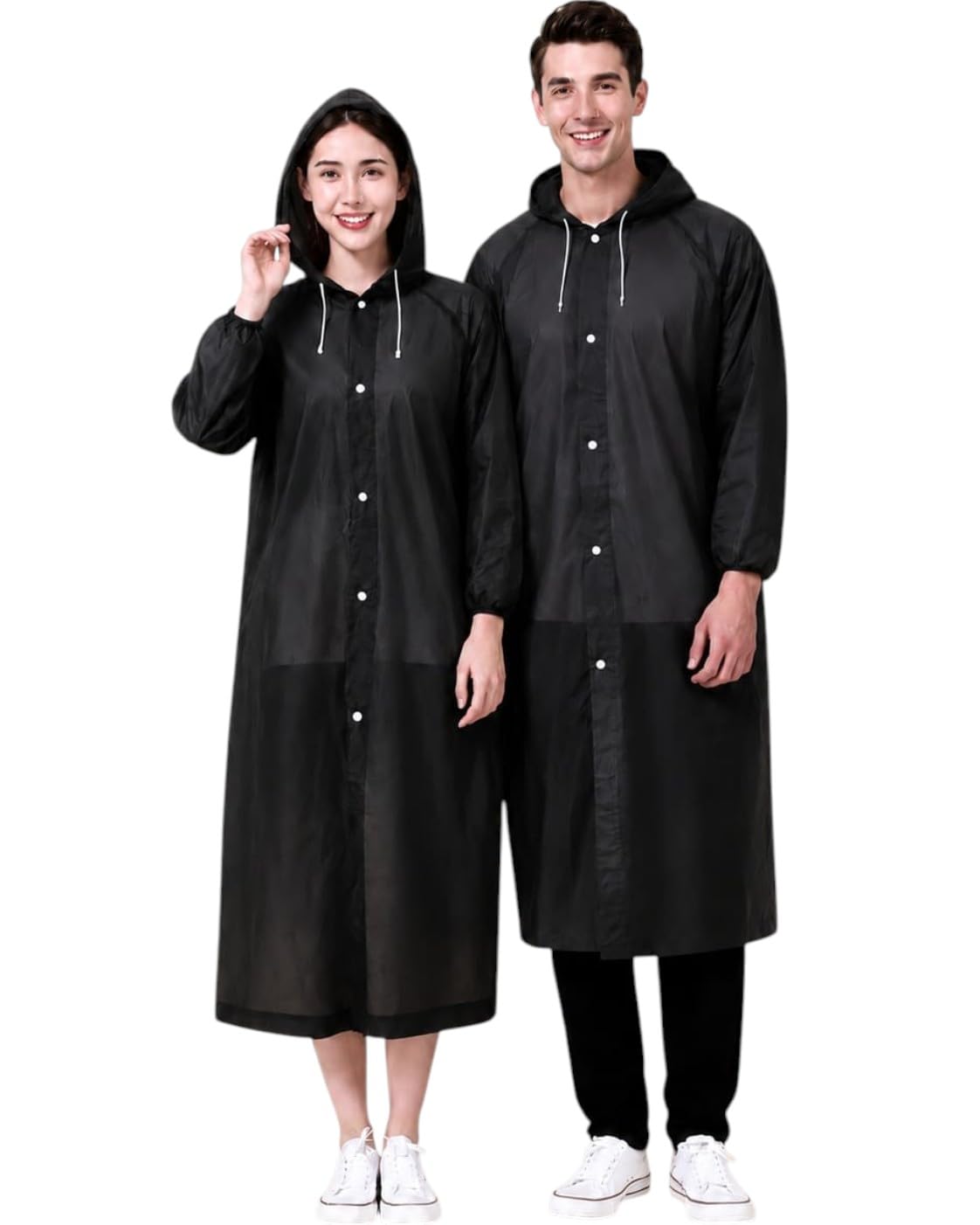 Waterproof Raincoat Suit for Men & Women | Full Body Rain Wear with Hood | Lightweight Raincoat Set | Windproof & Reusable Rain Jacket and Pant for Bike Riding, Travel & Outdoor Use [Pack of 2]-picture-18