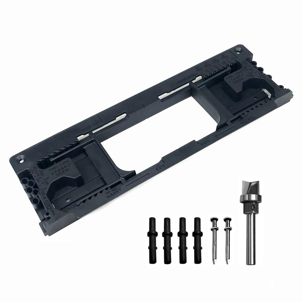 Multiple Size Door Hinge Routing Jig for Perfect Mortises in Woodworking