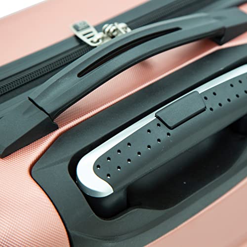 Travelers Club Harper Luggage, Rose Gold, 20-Inch Carry-On #TOP5