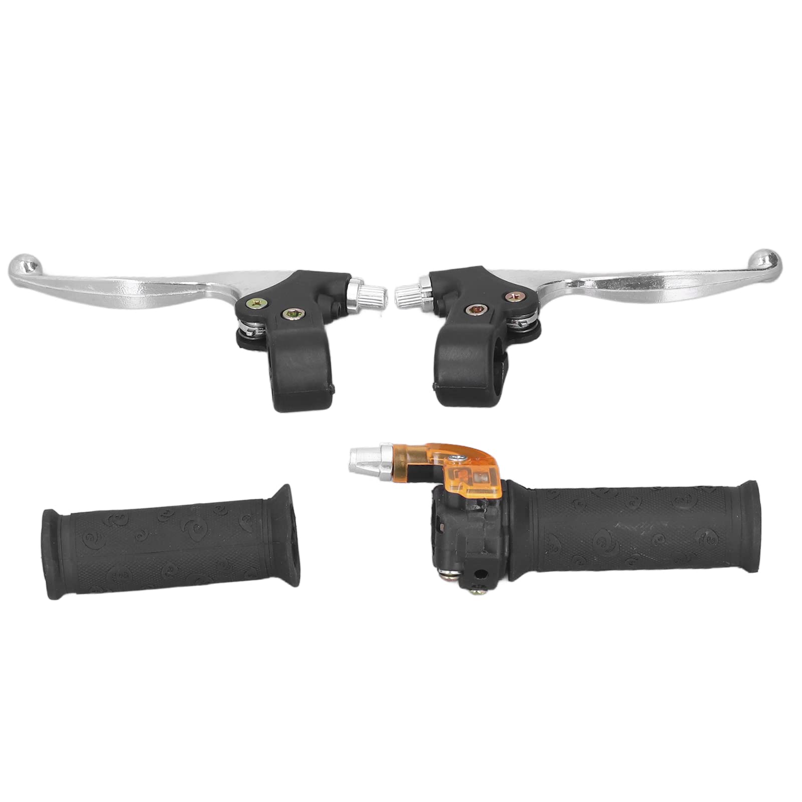 Kit Leviers De Frein Et Poignées D'accélérateur Pour Moto 47-49cc - Compatible Guidon 22mm, Antidérapant