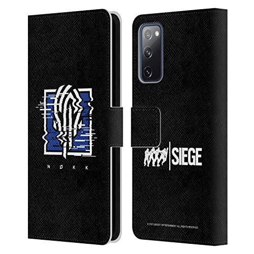 Étui portefeuille Rainbow Six Siege Nokk en cuir premium pour Samsung S20 FE 5G