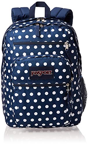 Mochila JanSport Estudante Grande Adulto-Unissex, Dark Denin Polka Dot