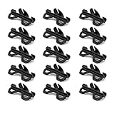 20 Pcs Electric Fence Tightener Wire Tensioner Insulator, Plastic Cord Tensioners, Black