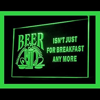 170132 Beer Isn't Just for Breakfast Bar Reliable Display LED Light Neon Sign