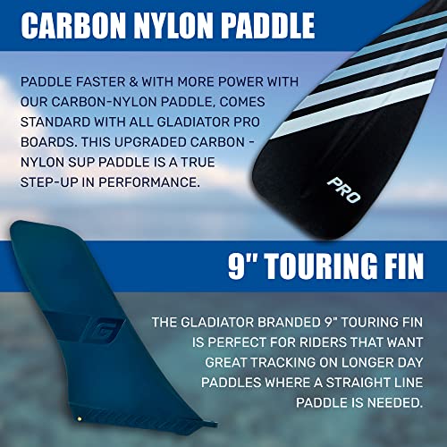 Gladiator Pro 11.6 Green Inflatable Paddle Board - 26 Psi Ultimate Technology 11.6Ft Perfomance Stand Up Paddleboard - 6" Thick Paddle Boards W/Accessories - Ultra-Light Inflatable Sup Board #TOP4