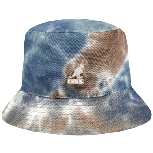 Chapeau en tissu tie dye coloris pastel au design bucket mixte