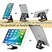 Urmust Desk Cell Phone Stand Holder Aluminum Phone Dock Cradle Compatible with Switch, for iPhone 14 13 12 11 Pro Xs Xs Max Xr X 8 7 6 6s Plus 5 5s 5c, Office Decor Accessories Desk (Black)