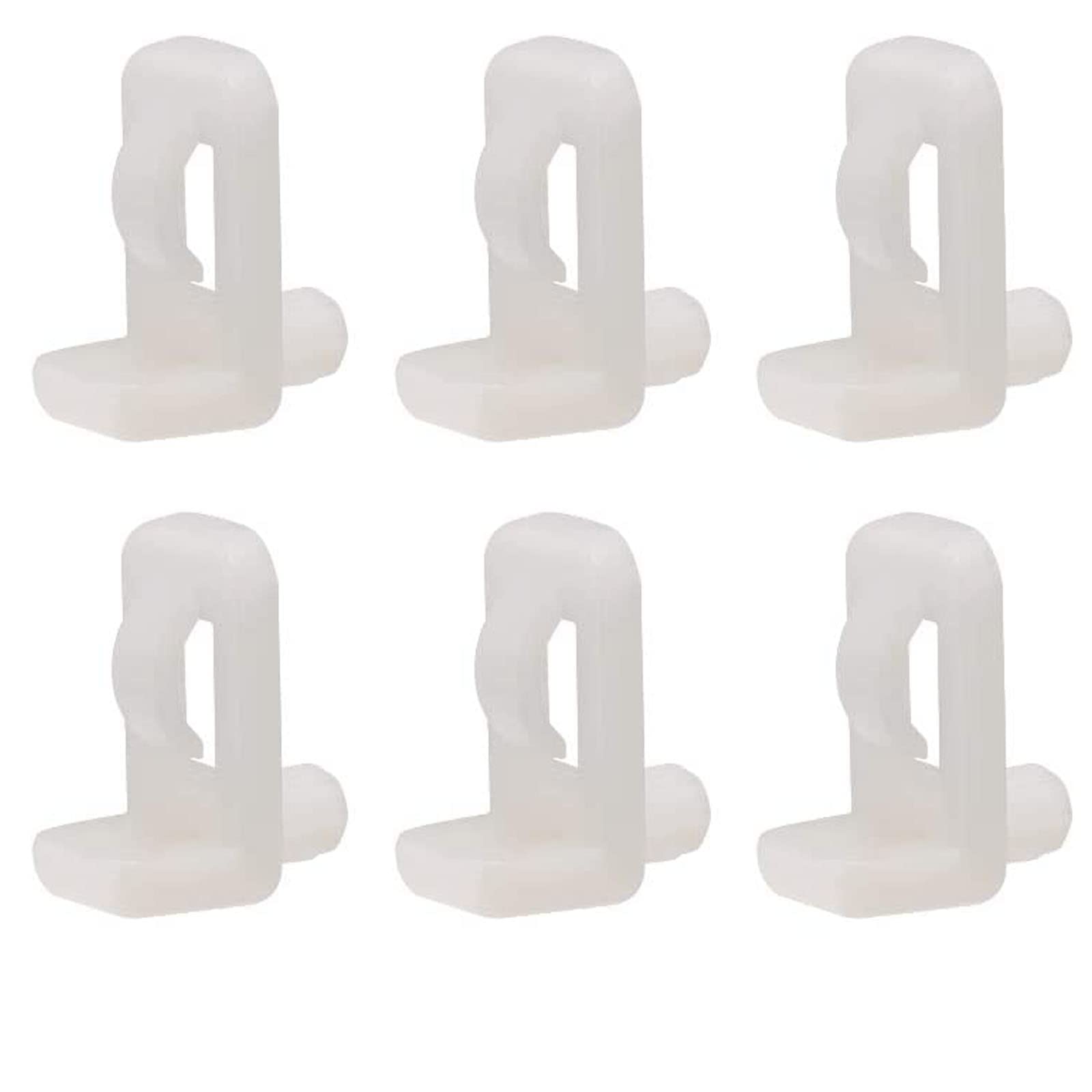 TA-VIGOR 20Pcs Plastic Shelf Support Pegs, 5mm Cabinet Shelf Clips, Shelf -Locking Furniture Installation Accesorries for Kitchen Book Shelves Supplies
