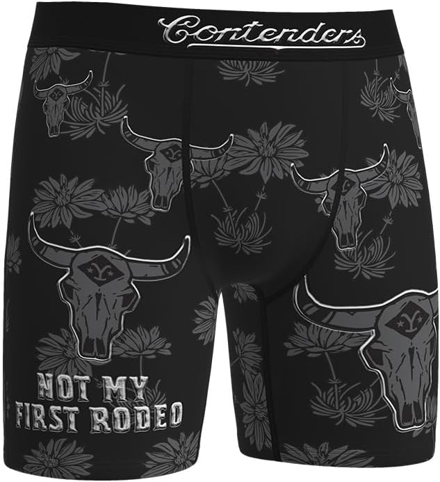 Contenders x Rocky Boxer Briefs – Ultra-Soft Stretch Fit – No Ride-Ups Underwear for Men – For All-Day Wear