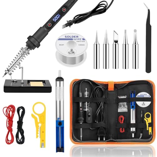 EHIOG Digital Soldering Kit – Adjustable Temperature 180-500°C EHIOG Digital Soldering Kit – Adjustable Temperature 180-500°C