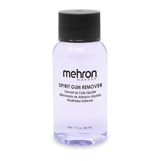 Mehron Makeup Spirit Gum Adhesive Makeup Remover - 1 Fl oz