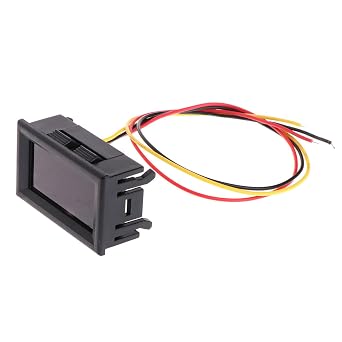 Professional 2 in 1 LED Tachometer Gauge Digital Voltmeter for Auto Motor Rotating