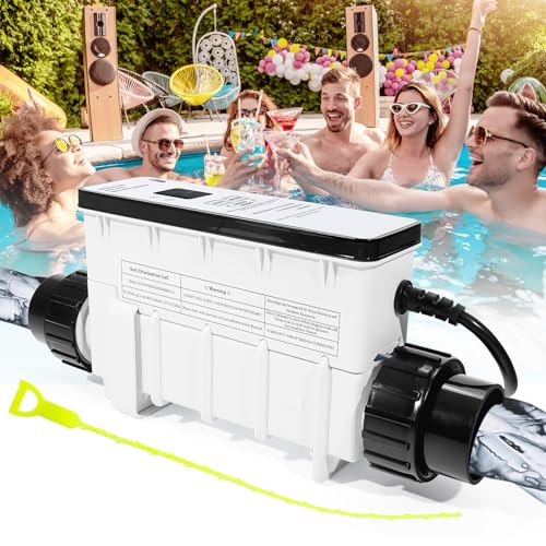 EC-520555 Pool Salt Cell Chlorine Generator IC40 Salt Cell Chlorine Generator Replacement for Pentair Intellichlor IC40 Pool Chlorinator for 40K Gallon Water Automation System