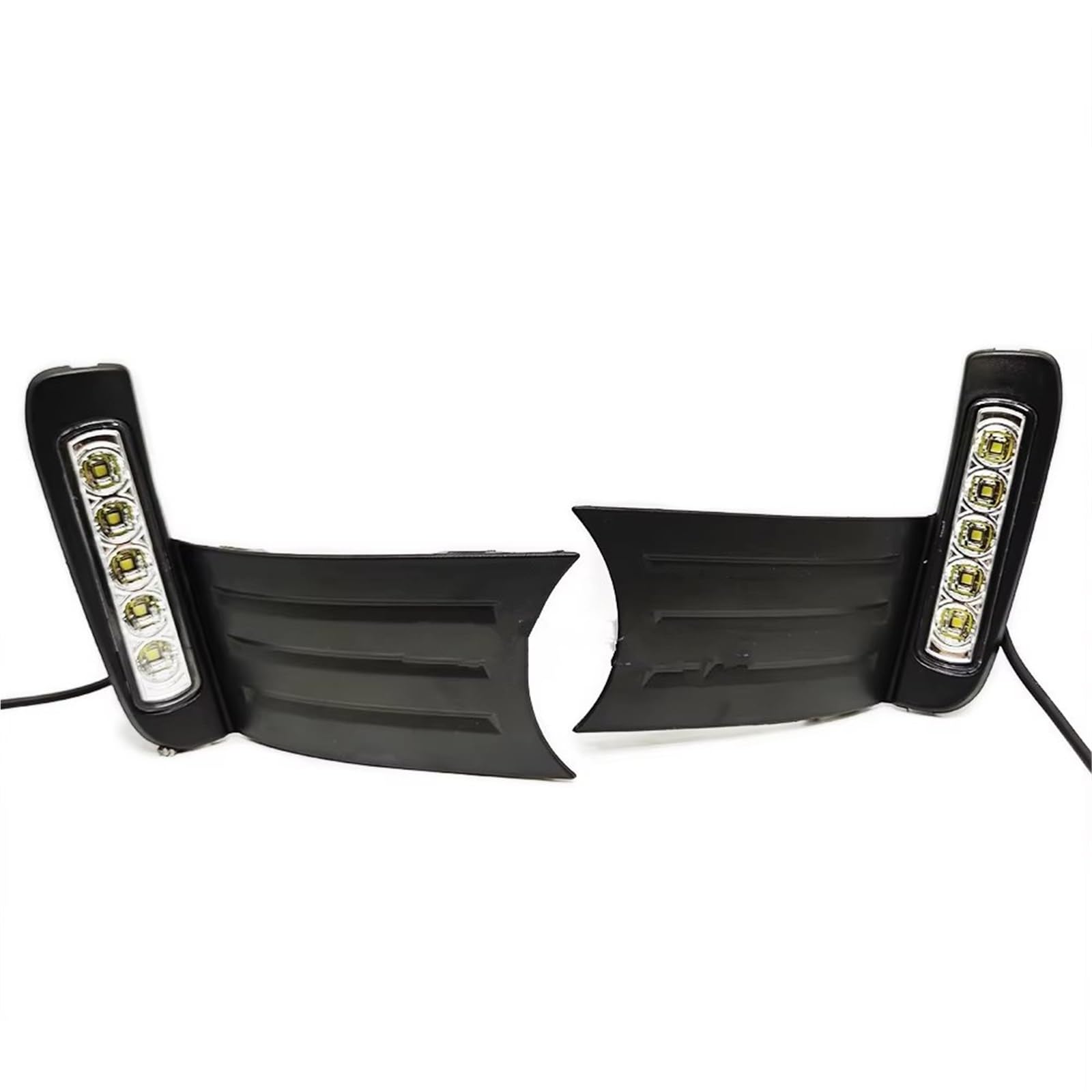 Luz De Circulación Diurna Para Ajuste Para Jazz Sport RS 2011 2012 2013 Impermeable Coche DRL Conducción LED Diurna Cubierta Lámpara Antiniebla