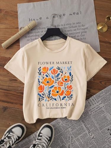 Image of Lymio T Shirt for Women's | Cute Printed Women's T-Shirts | Korean Style Casual Wear Tops | Available in Pack of 2 (T-W-L-04-06)