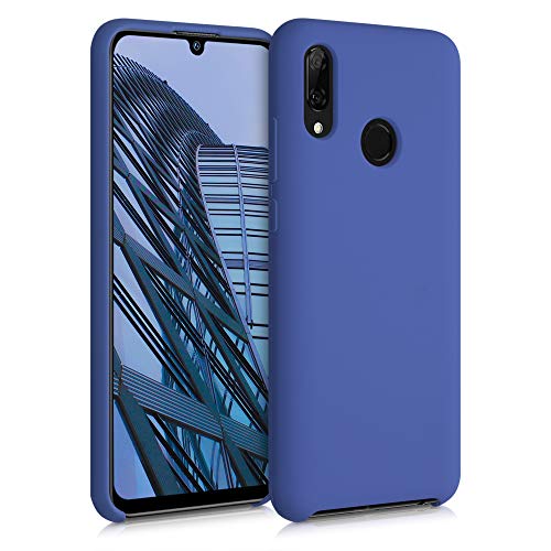 kwmobile Cover per Huawei P Smart (2019) Custodia - Back Case per Smartphone in Silicone TPU - Protezione Gommata - pervinca