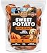 Sweet Potato Dog Treats- Dehydrated North American All Natural Thick Cut Sweet Potato Slices, Grain Free, No Preservatives Added, Best High Anti-Oxidant Healthy Dog Chew by Brutus & Barnaby