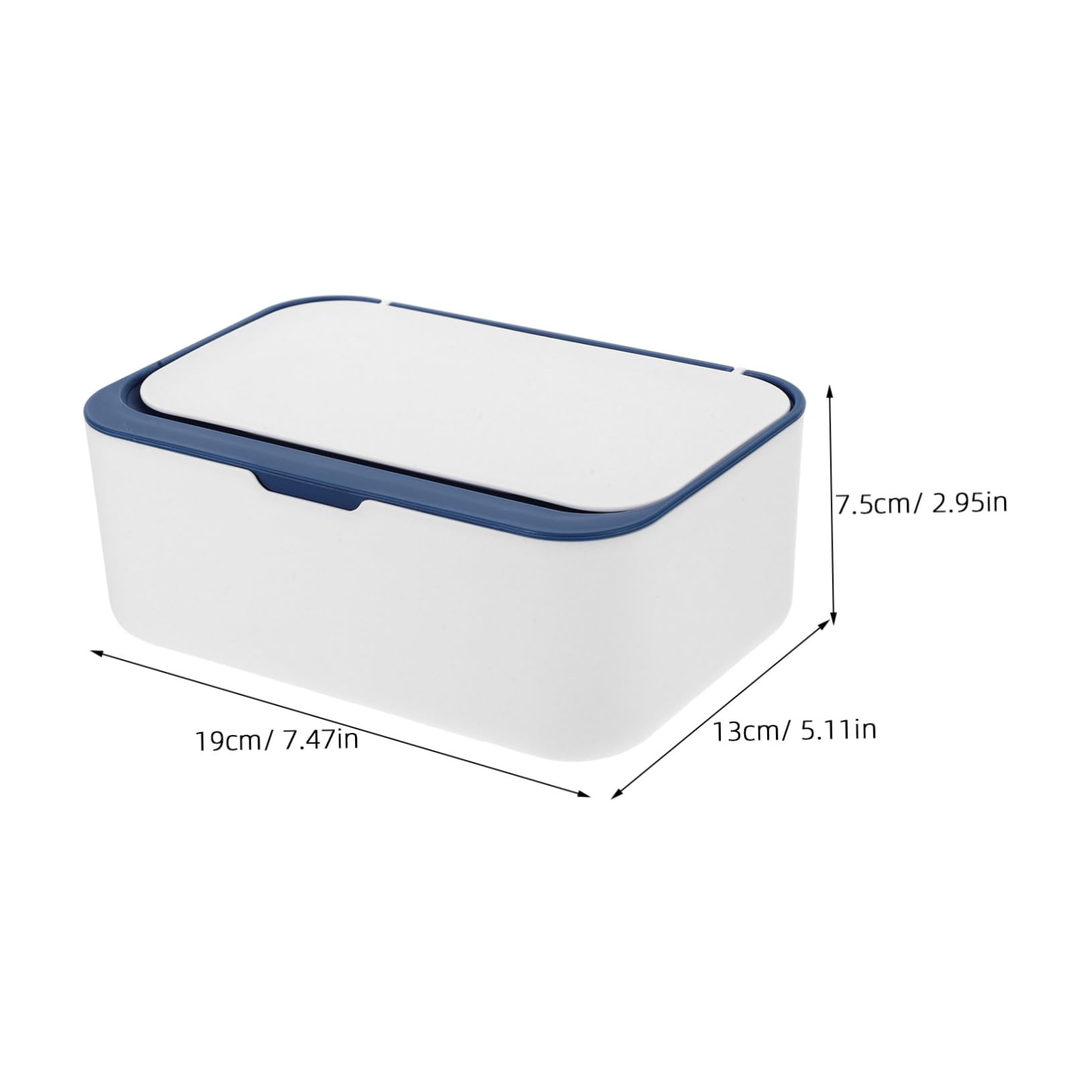 SOLUSTRE Elegant Design Tissue Box Refillable Wipes Container Desktop Napkin Holder Portable Baby Wipes Case Large Capacity Storage Box