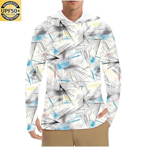 Men's Sun Protection Hoodie Shirt UPF 50+ Long Sleeve Rash Guard Outdoor Fishing Lightweight Camo Quick Dry UV Shirts2