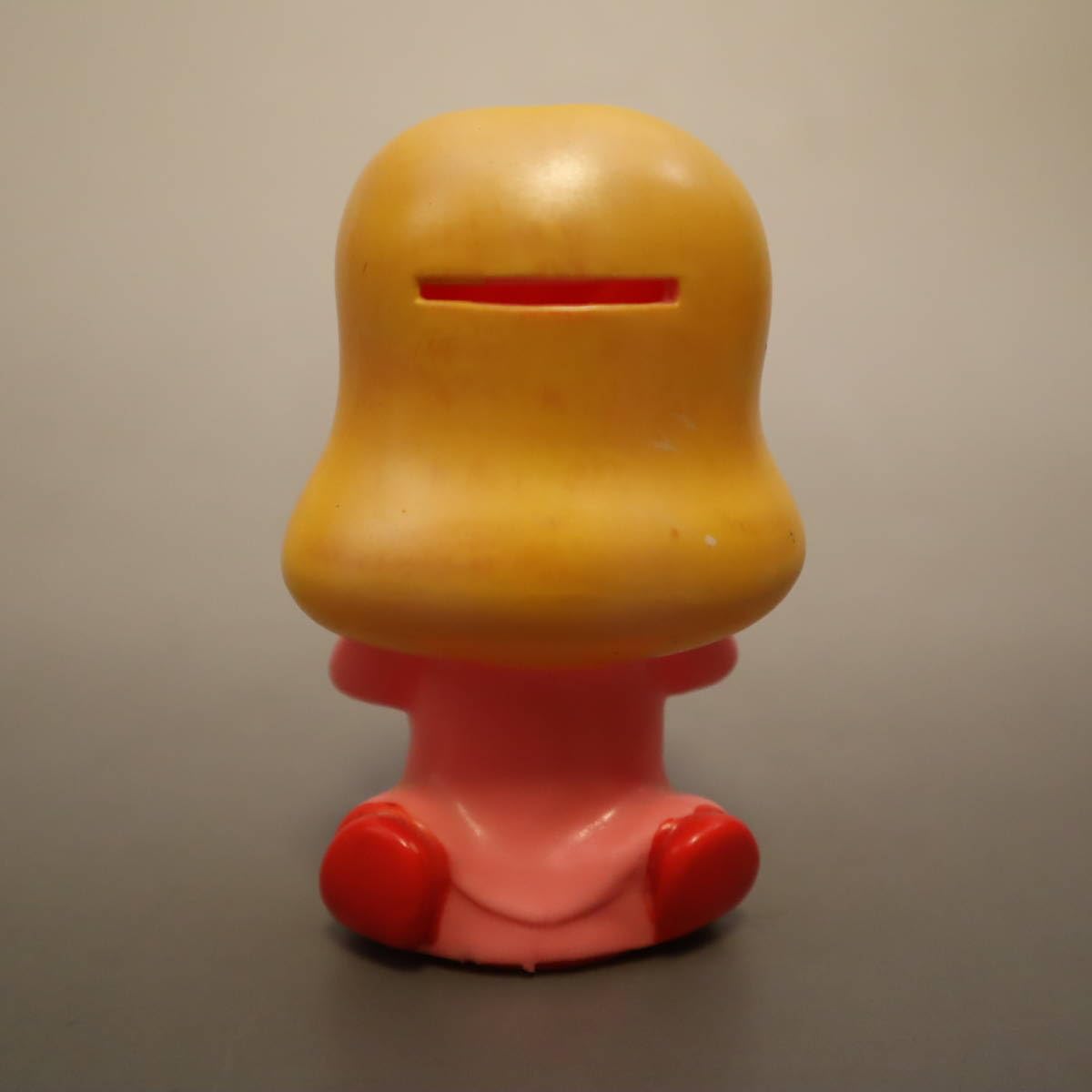 鈴*蘭様 昭和レトロ　エビーちゃん　貯金箱 ピンク　ソフビ 鈴*蘭様 昭和レトロ エビーちゃん 貯金箱 ピンク ソフビ - メルカリ