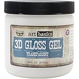 Prima Marketing Art Basics 3D Gloss Gel 1, 6-Ounce, Transparent