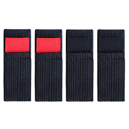Vdaxvme 4Pcs/Pack Fishing Spool Belt Flexible Elastic Fishing Reel with Reel Protectors Belt Pulley Accessories Fishing Tackle