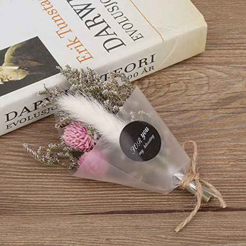 Ramo pequeño de flores secas naturales decorativo 11cm miniatura 2
