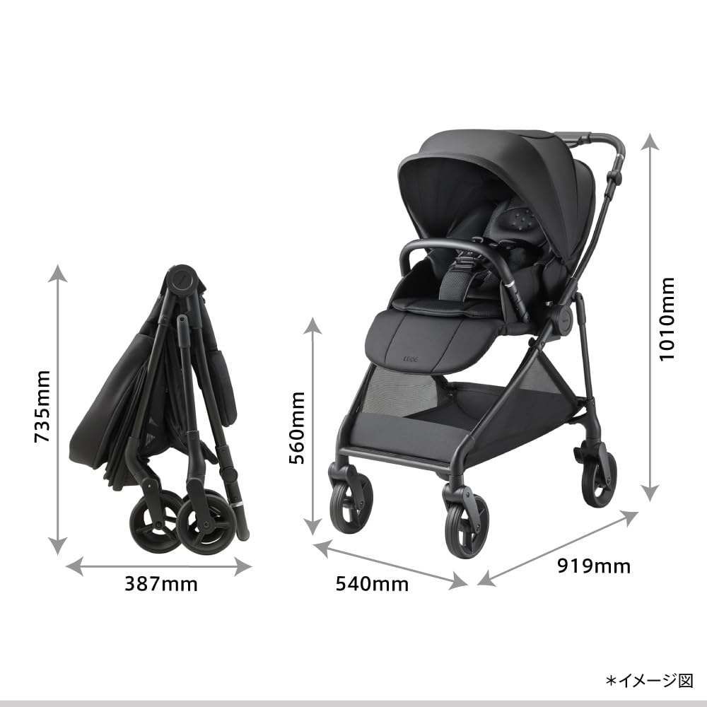 Aprica 2223400 A-type Stroller, Luce-free, AC, 1 Month - 36 Months