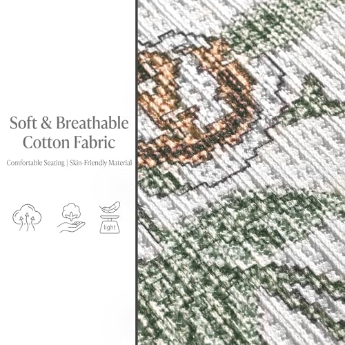 Image of Kuber Industries 2+1 Seater Sofa Cover | Slipcover for Living Room | Thick & Cozy | Non-Slip Comfort Sofa Cover Set | Painting Delta 1380 - Cream
