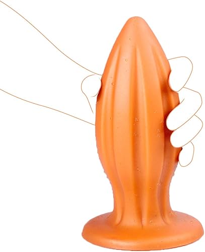Miniatura 9 de Tapón anal de silicona líquida ultralsuave y grande dilatador de anal masaje de próstata para una experiencia avanzada para hombres y mujeres (XL)