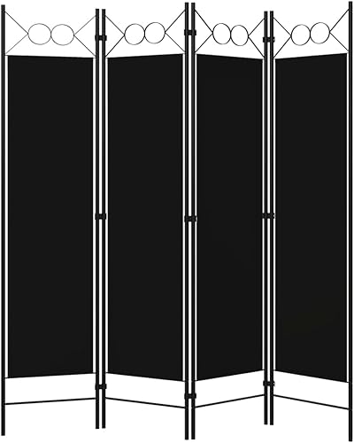 Miniatura 2 de vidaXL Divisor de habitación, pantalla de privacidad plegable de 4 paneles para separación de habitaciones, divisor de habitación independiente para