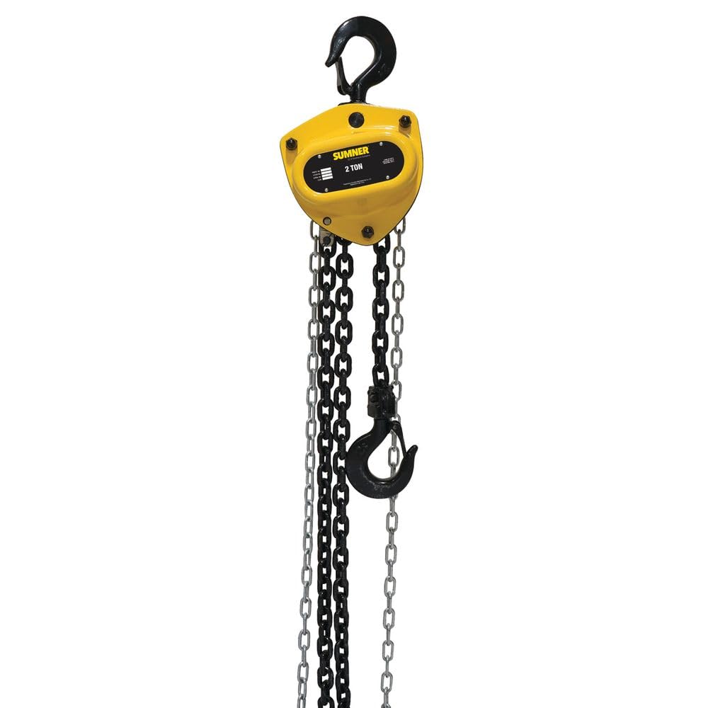 Southwire Sumner 787416 2 Ton Chain Hoist with 10 ft. Chain Fall