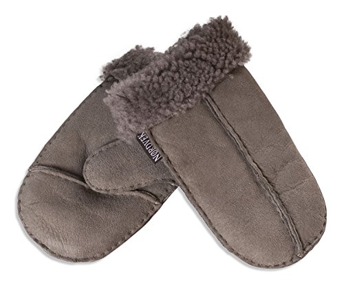 Nordvek 3-8 Years Childrens Sheepskin Mittens for Boys & Girls Gloves # 325-100