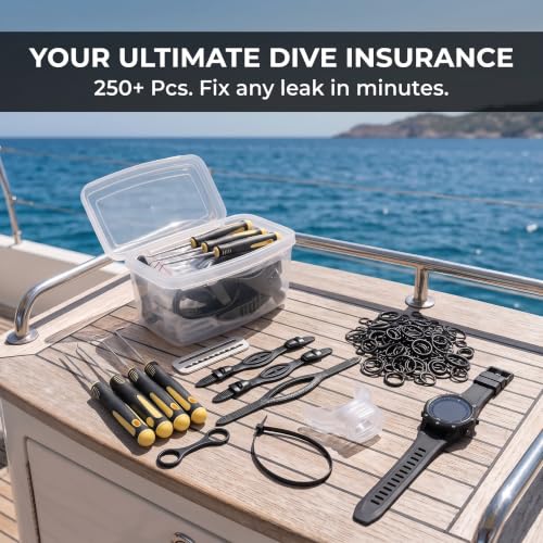 Kit de buceo Save A Dive 250 piezas: Kit de juntas tóricas y accesorios para buceo miniatura 2