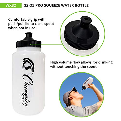 Champion Sports WX32 Pro Squeeze Water Bottle thumb #4