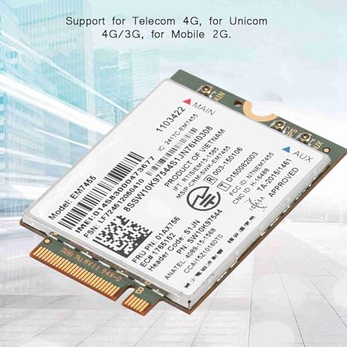 Módulo 4G LTE WWAN Tarjeta de Red para T460 T460p T460s UMTS/HSDPA/HSPA+ 300Mbps NGFF/M2 miniatura 3