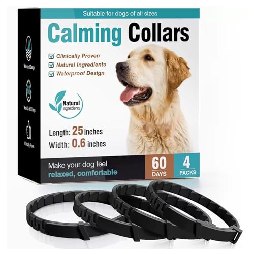 Beruhigendes Hundehalsband für Donner, hält bis zu 240 Tage, Pheromon-Halsband für Stressabbau...