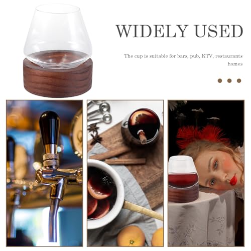 Vaso de whisky de cristal elegante con base robusta para hostelería 4