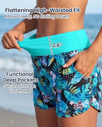Image of Talisea Womens Tankini Bathing Suits with Skirt Two Piece Tummy Control Swimsuits Ladies Swimwear