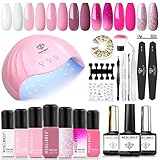 jolifin nagelset starter 【UV/LED Lampe】Die Lampe mit 3 Zeiteinstellung verfügt vier Tasten 30s/60s/90s. Die USB-Aufladung können Sie jede Zeit die benutzen. Und automatischer Sensor können Ihre Hände befreien. Wir empfehlen nicht, dass Sie Ihre Hand zu nahe an die Spitze der LED Lampe legen.
