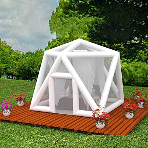 Carpa Burbuja Inflable Transparente 3x3 m VICIYOO miniatura 2