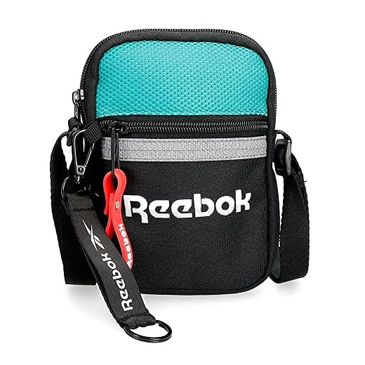 Reebok Andover, Equipaje Bolsa De Mensajero Niños, Negro (Black), Bandolera Pequeña