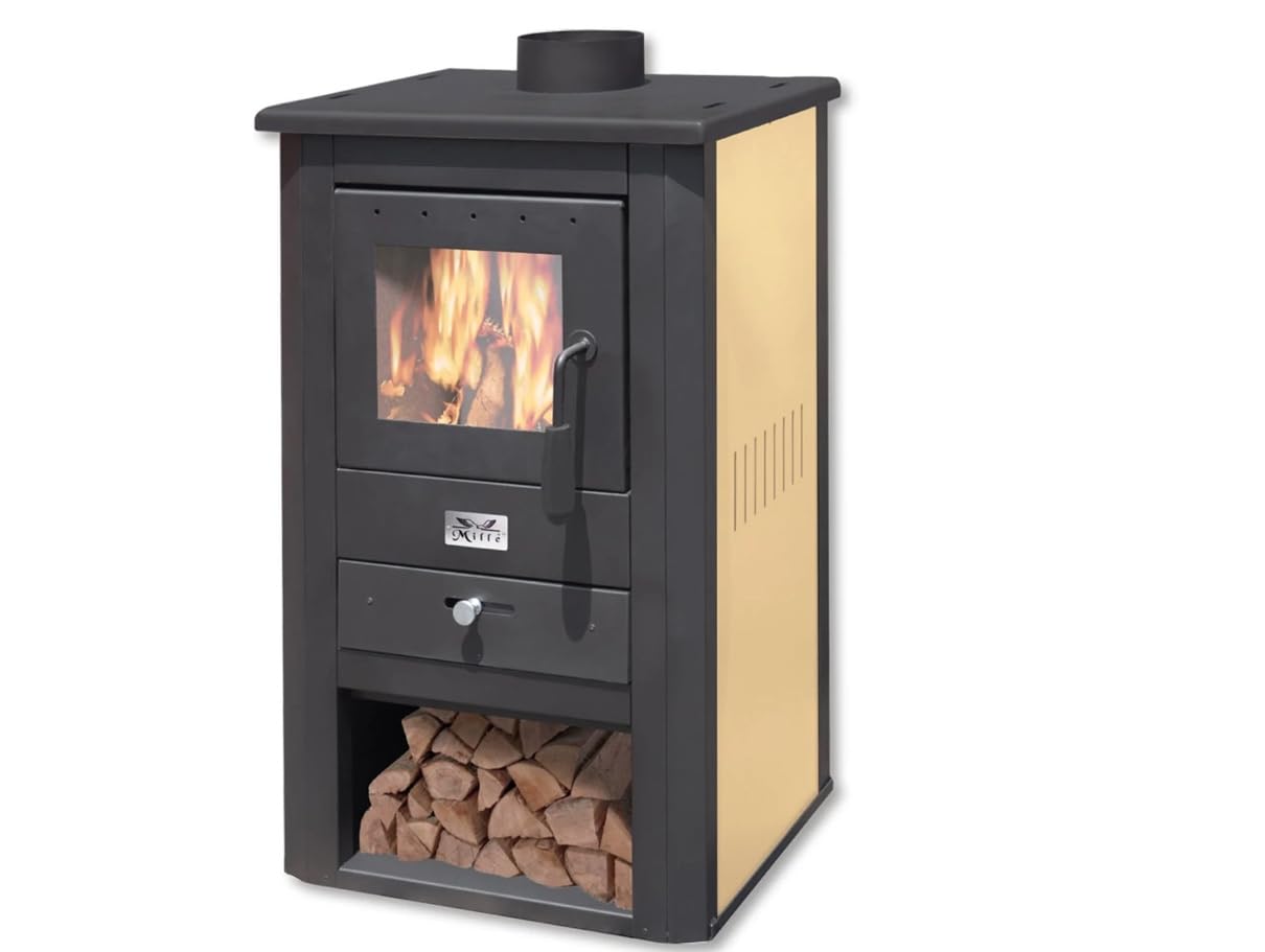 Stufa a legna Pallade (13kw, Bordò)