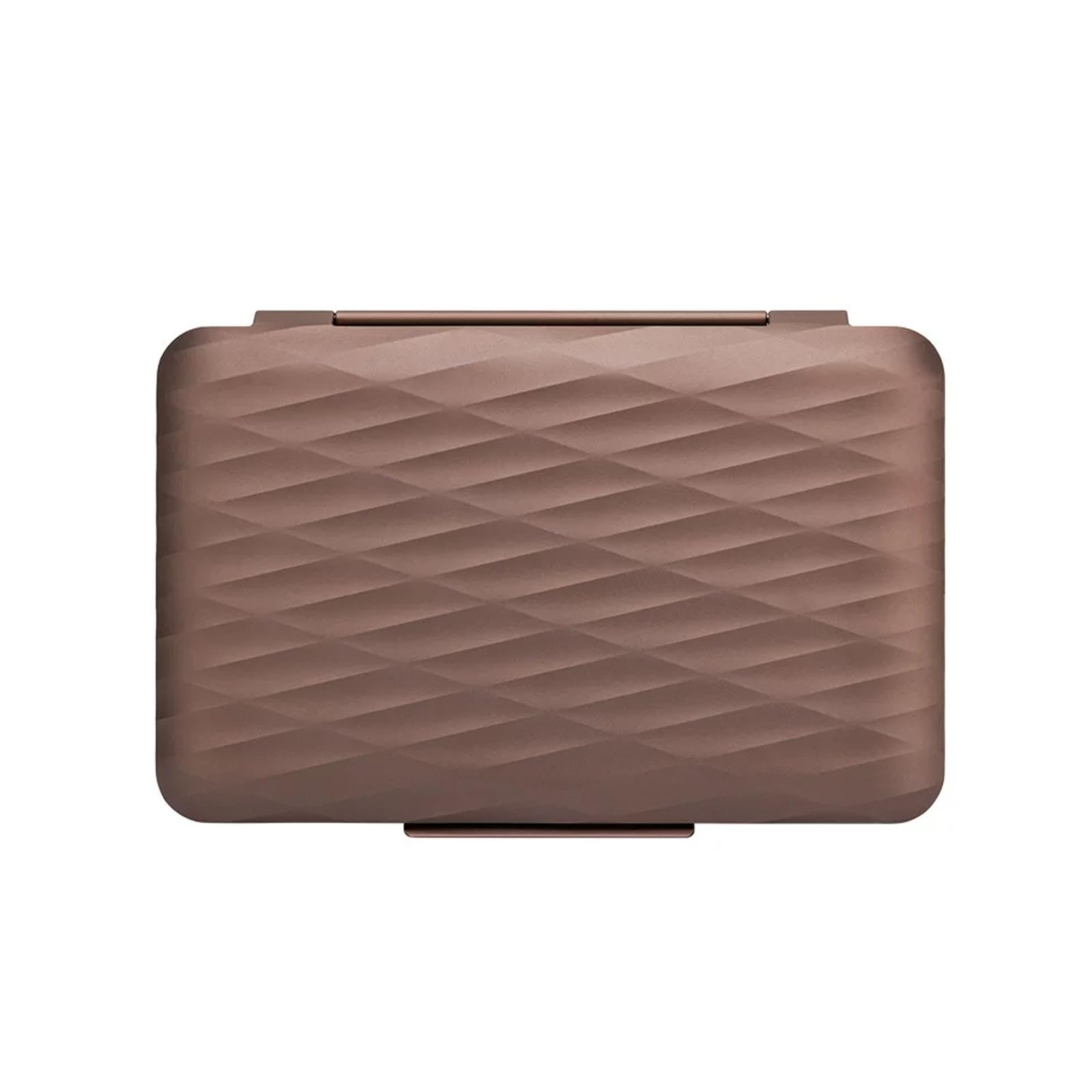 Etui podróżne na cygara ze stopu aluminium Humidor, ultralekkie, ultracienkie, przenośne etui na cygara dla mężczyzn(Gold)