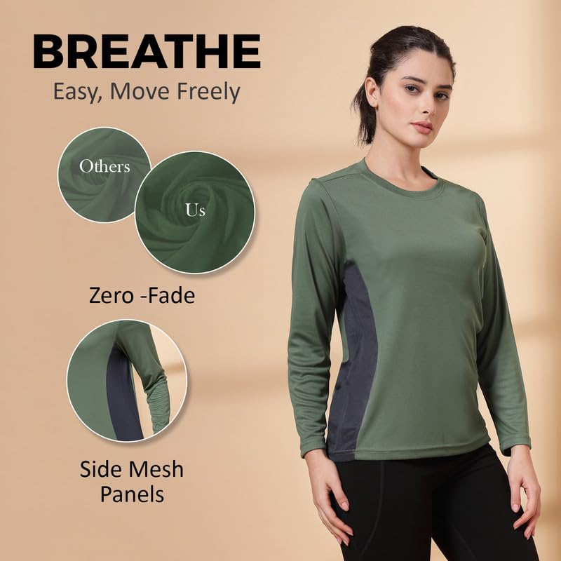 Image of CHKOKKO Tshirt for Woman Regular Fit Gym Workout Lightweight T Shirt for Women Breathable Round Crew Neck T Shirts for Sports Like Training, Running